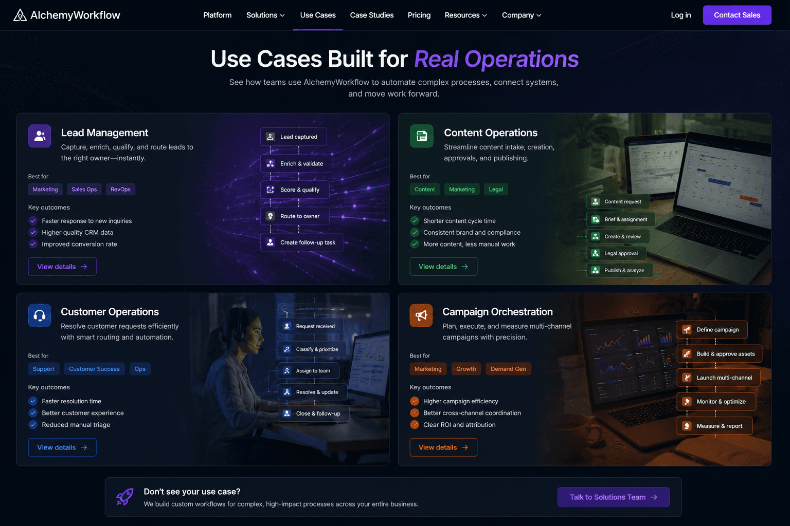 AlchemyWorkflow use case overview